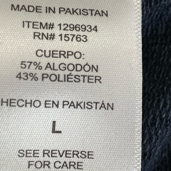 Champion Authentic  men’s long sleeve, blue , size Large pullover sweater/ - Picture 6 of 6